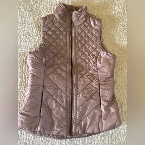Mondetta Quilted Vest Pink Size M